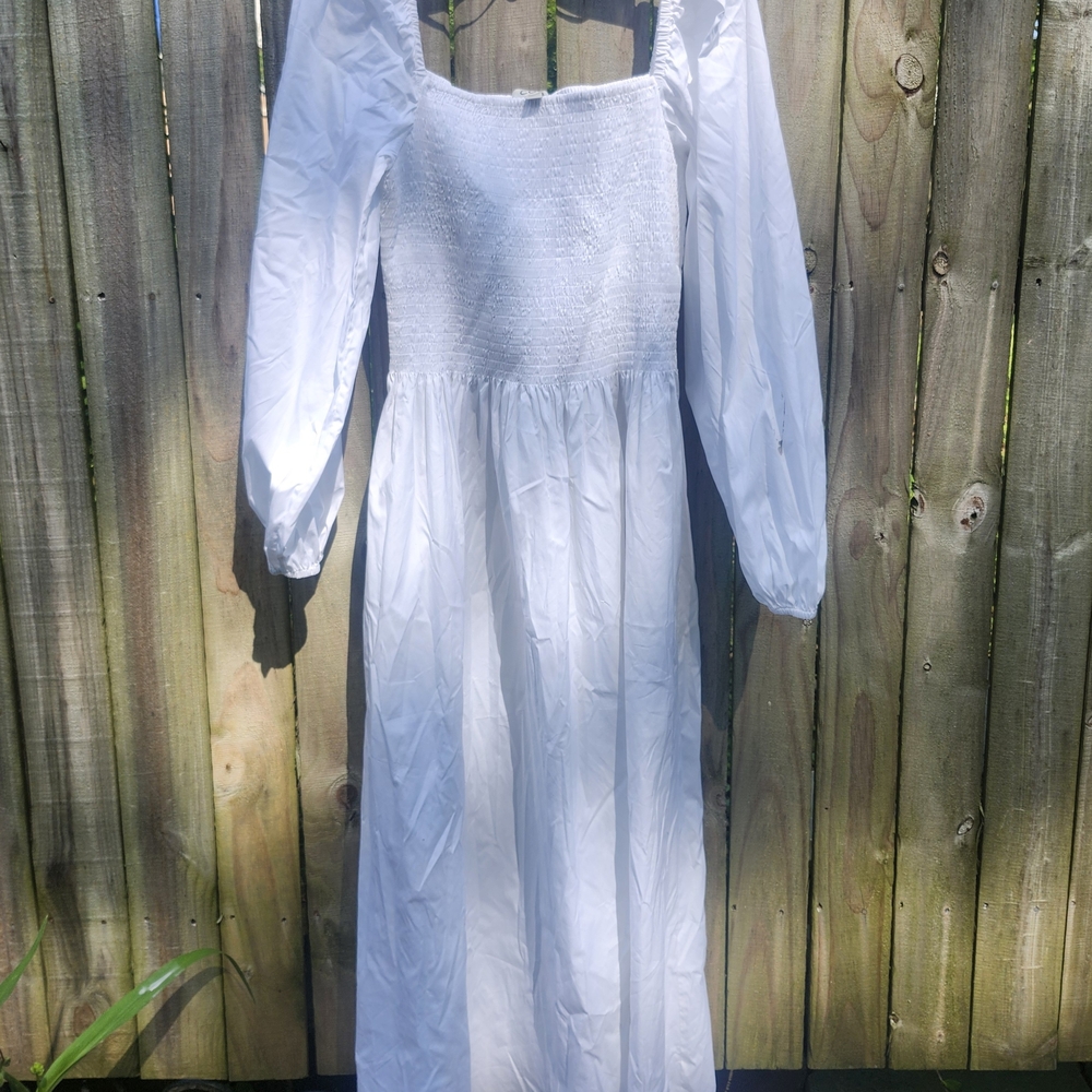 COS Off-the-Shoulder Midi Dress